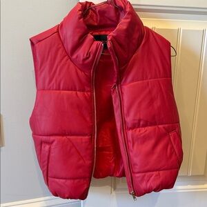 Ambiance Red Puffer Vest